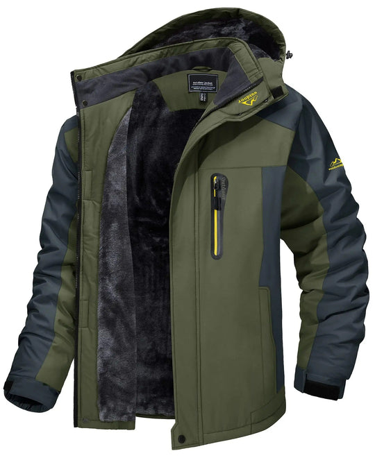 R&B | Wasserdichte Jacke mit Fleece-Futter