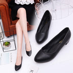Damen elegante Pumps mit bequemem Blockabsatz und schmaler Silhouette R&B