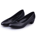 Damen elegante Pumps mit bequemem Blockabsatz und schmaler Silhouette R&B