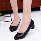 Damen elegante Pumps mit bequemem Blockabsatz und schmaler Silhouette R&B