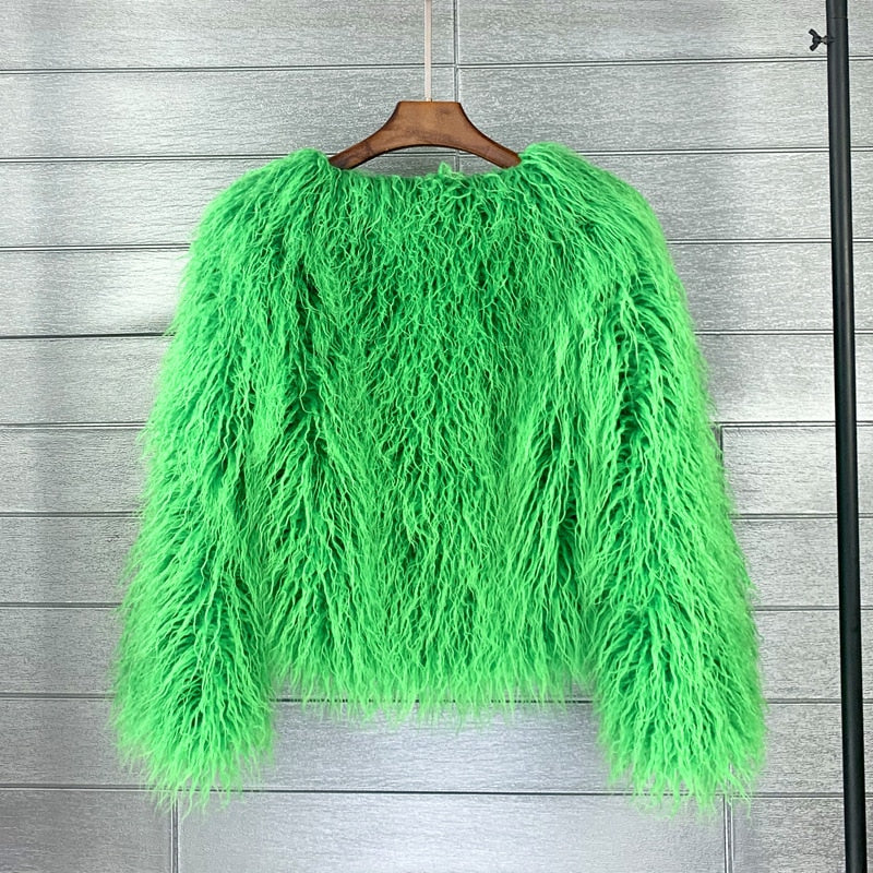 R&B | Eleganter Warmer Kunstpelzmantel Für Herbst Und Winter