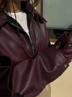R&B | Damen vegan Lederjacke
