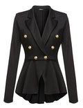 R&B | feminine Revers-Doppelreiher-Blazer
