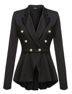 R&B | feminine Revers-Doppelreiher-Blazer