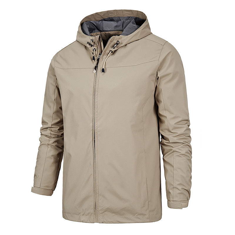 R&B | Wasser- und winddichte Jacke mit Kapuze