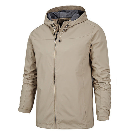 R&B | Wasser- und winddichte Jacke mit Kapuze