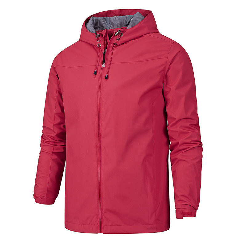 R&B | Wasser- und winddichte Jacke mit Kapuze