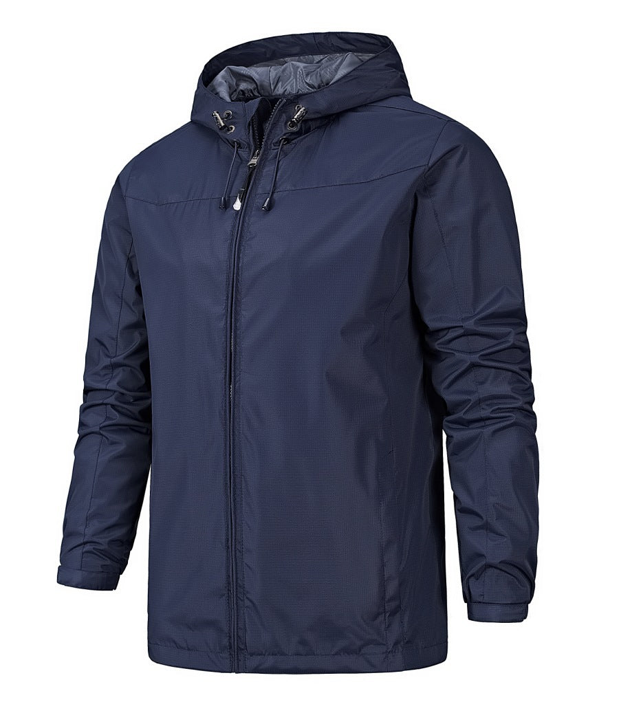 R&B | Wasser- und winddichte Jacke mit Kapuze
