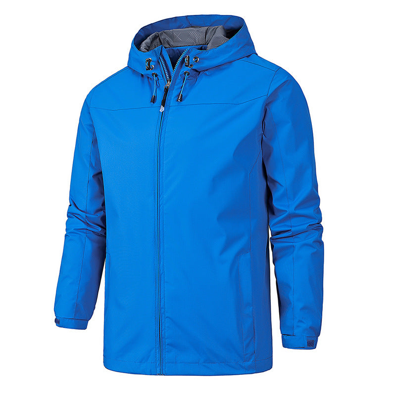 R&B | Wasser- und winddichte Jacke mit Kapuze