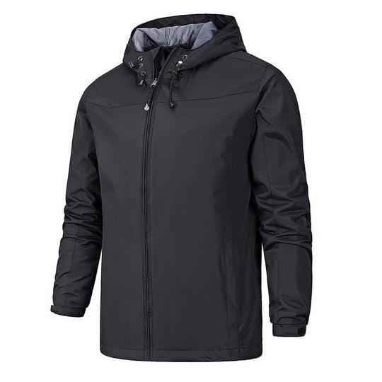 R&B | Wasser- und winddichte Jacke mit Kapuze