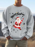 R&B | Sweatshirt mit Weihnachtsmotiv Baumwolle Frohe Weihnachten Design