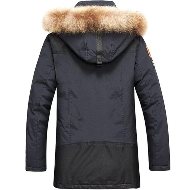 R&B | Parka Herren mit Pelzukragen