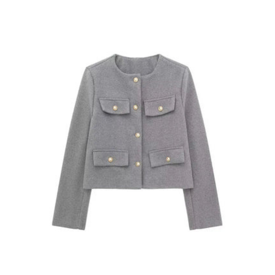 R&B | Vintage Blazer mit Langen Ärmeln für Frauen