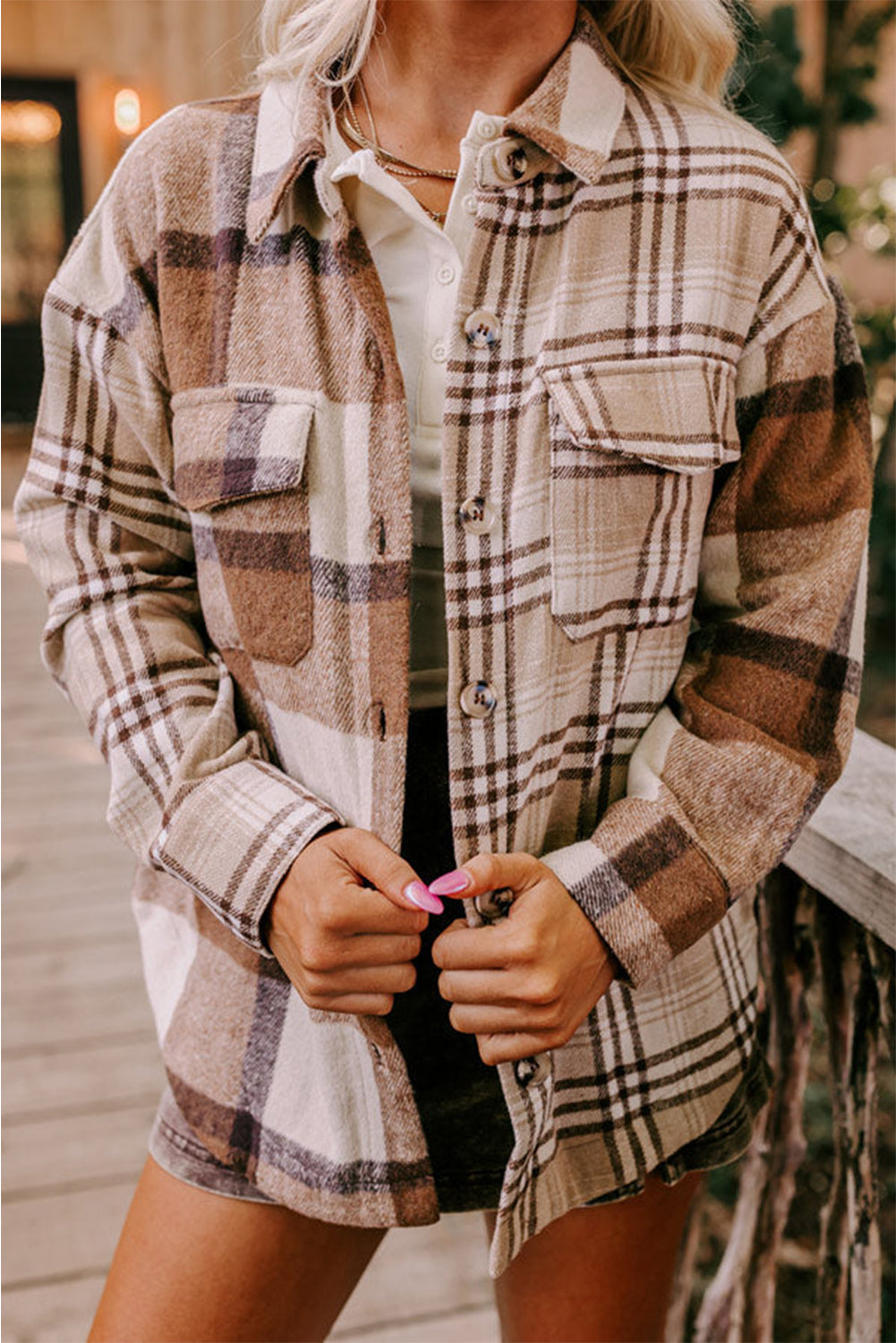 R&B | Lässiges Karierter Overshirt Zeitloses Design und Komfort Perfekt für Layering