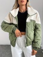 R&B | Zwischenjacke Lässiger Rundhals Lange Ärmel Herbst/winter