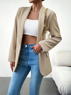 R&B | Reverskragen Langarm Blazer
