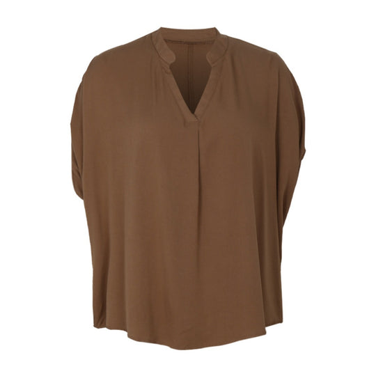 R&B | Drop F maus Ärmel solide Farbe Shirt Frauen
