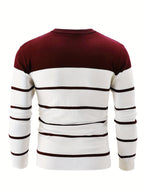 R&B | Gestreifter Pullover Baumwolle Klassisch und Komfortabel