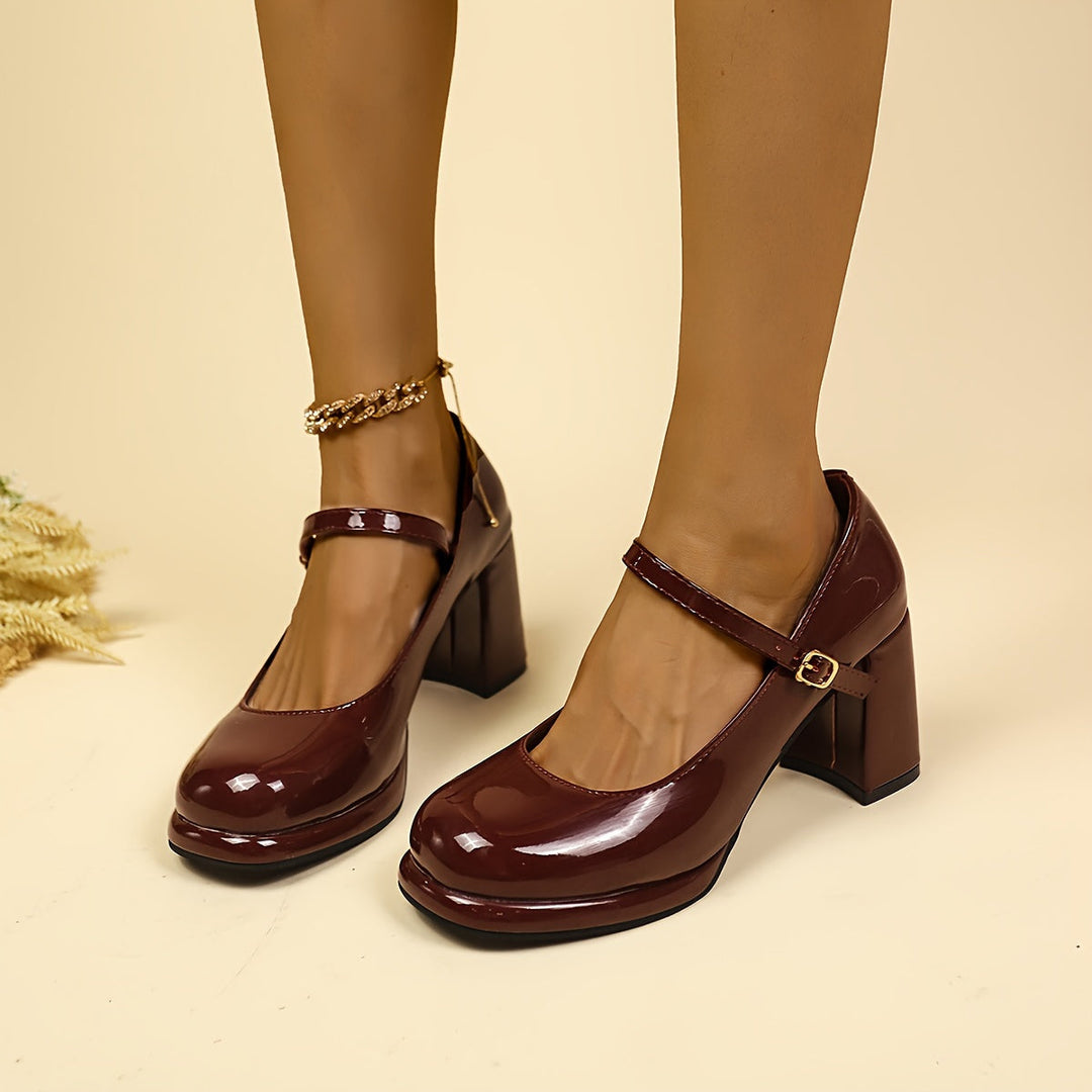 R&B | Stilvolle Wasserdichte Mary Jane Pumps
