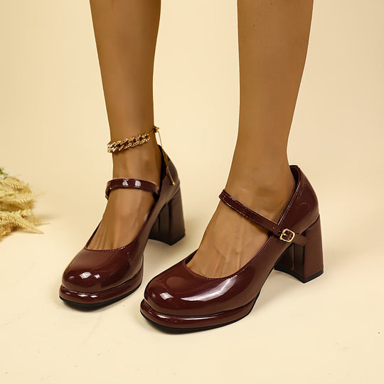 R&B | Stilvolle Wasserdichte Mary Jane Pumps
