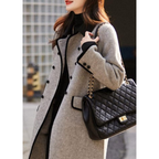 R&B | Stylischer Zweireihiger Trenchcoat für Damen Modern