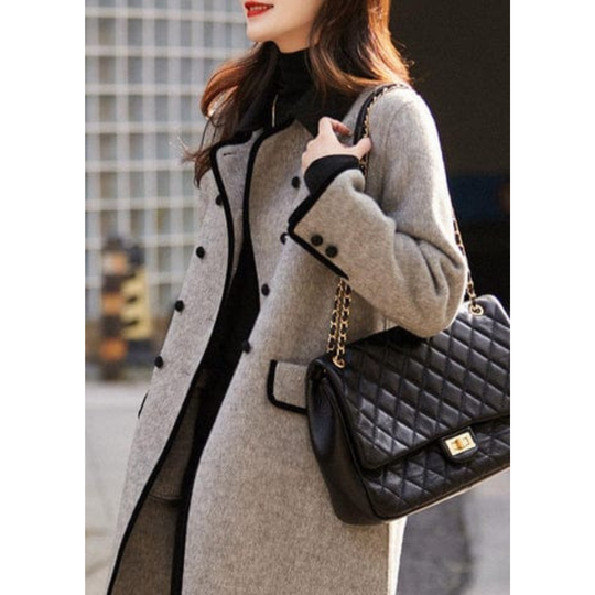 R&B | Winter Trenchcoat für Damen Lange Ärmel Spezieller Winter