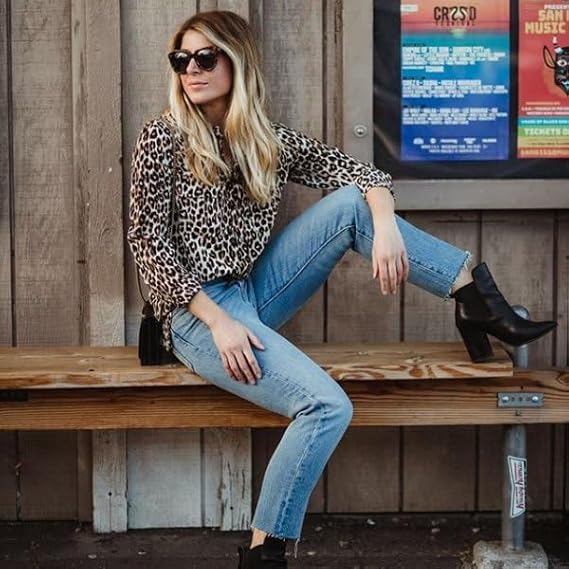 R&B | Trendige Bluse Im Leo-Muster