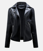 R&B | Damen Kunstleder Bikerjacke