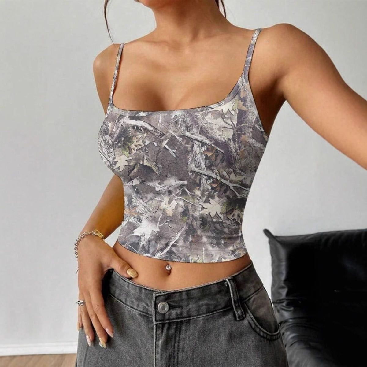 R&B | Weste mit Tube-Top-Print