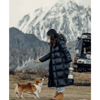 R&B | Damen Lange Gepolsterte Jacke