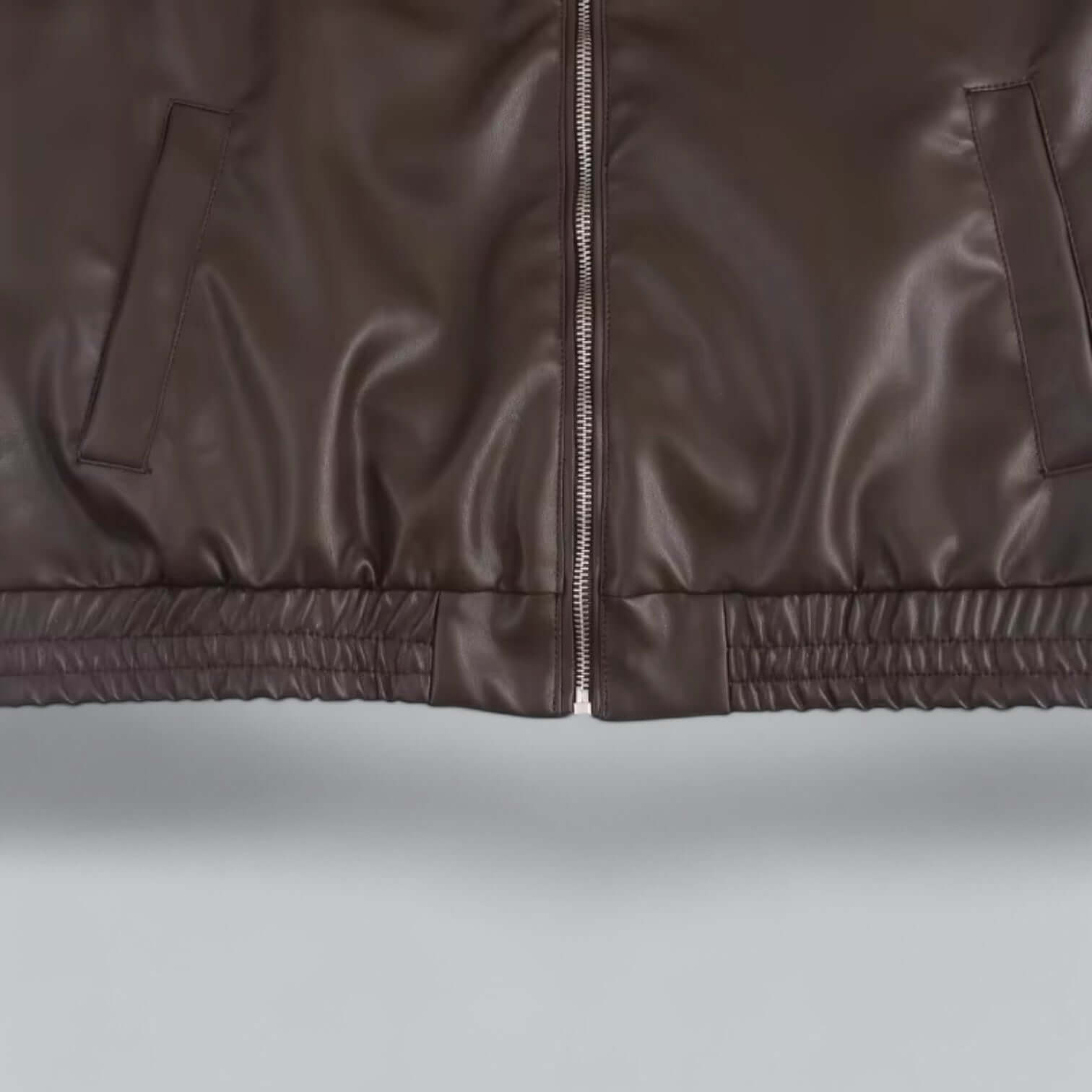 R&B | Damen Vintage Stil Kunstlederjacke
