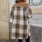 R&B | Karierter Lange Hemdjacke