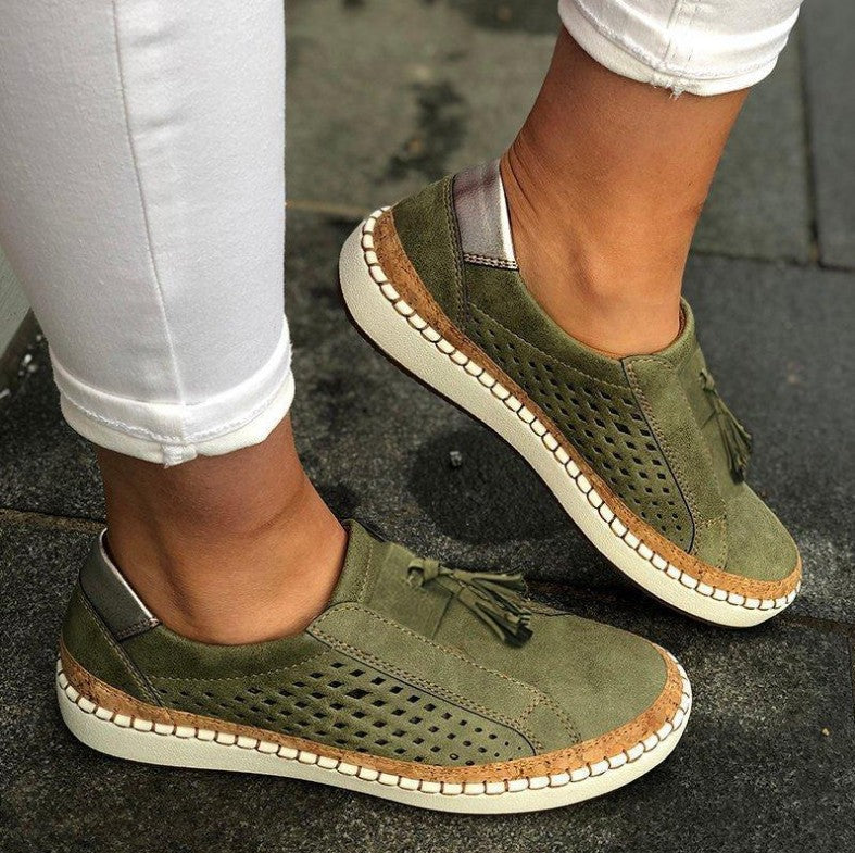 R&B | Atmungsaktive orthopädische Slipper mit Klettverschluss