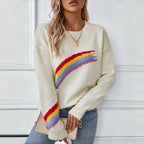 R&B | Regenbogen Strickpullover