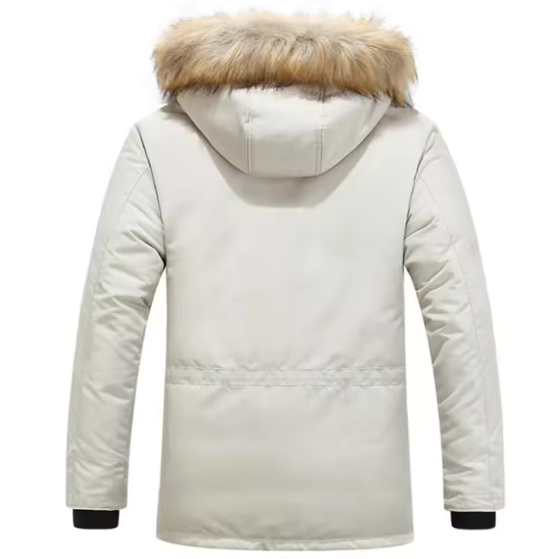 R&B | Parka Herren mit Pelzukragen