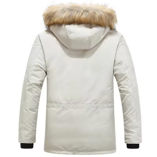 R&B | Parka Herren mit Pelzukragen