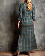 R&B | Kleid mit Revers und Karomuster