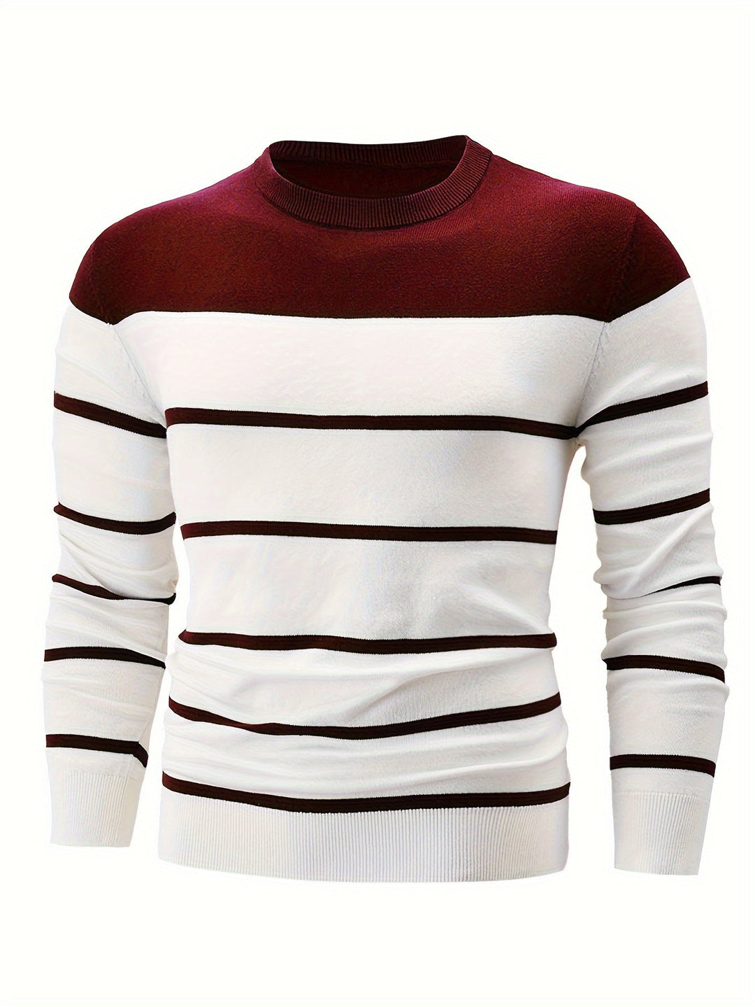 R&B | Gestreifter Pullover Baumwolle Klassisch und Komfortabel