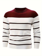 R&B | Gestreifter Pullover Baumwolle Klassisch und Komfortabel