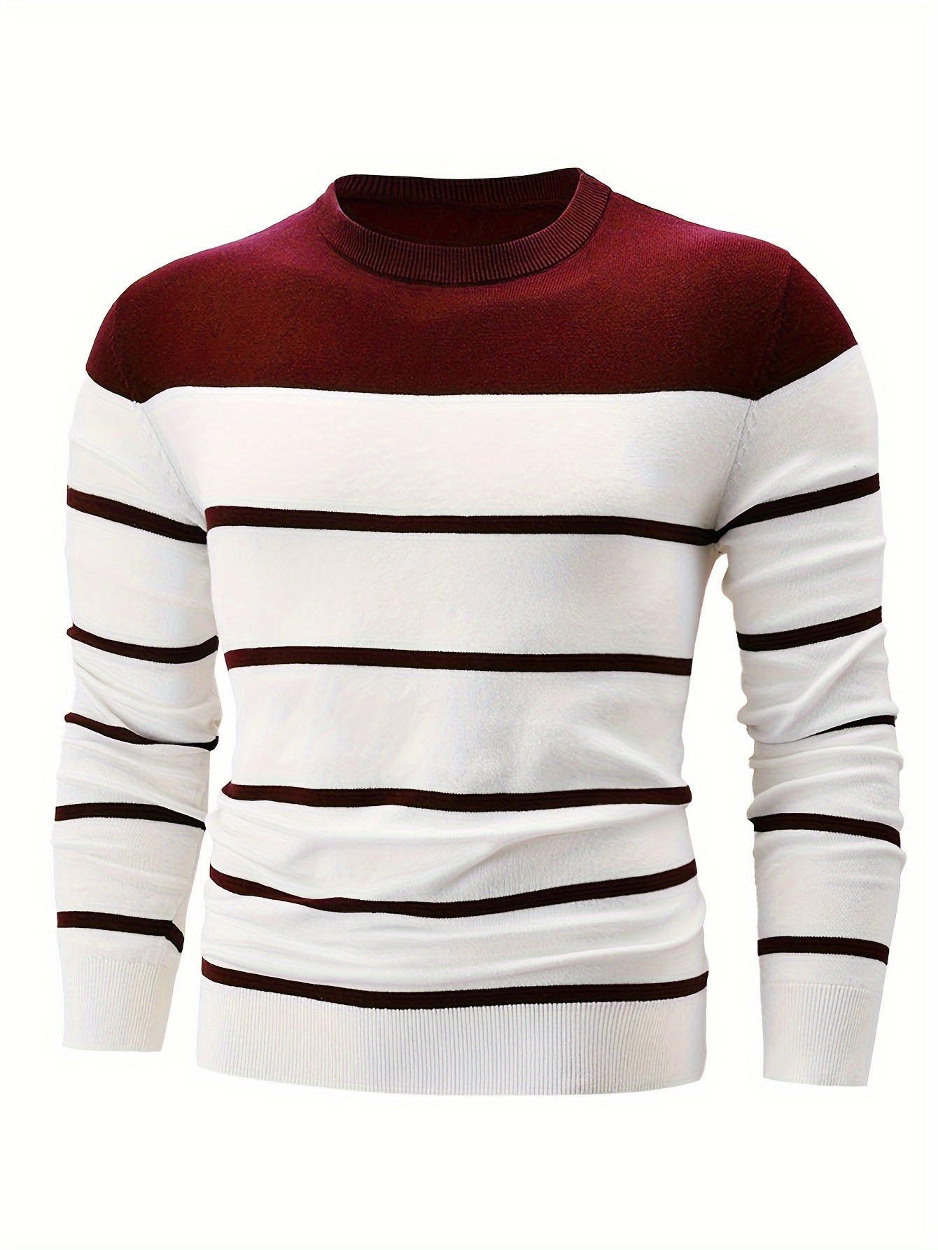 R&B | Gestreifter Pullover Baumwolle Klassisch und Komfortabel