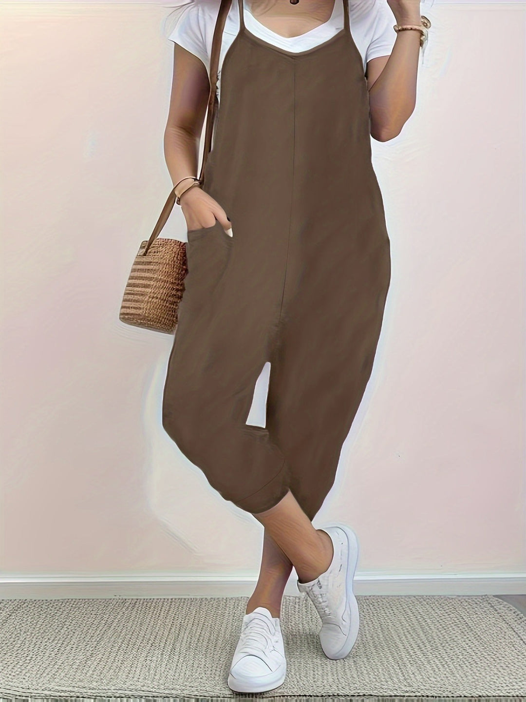 R&B | Einfarbiger Taschen-Overall
