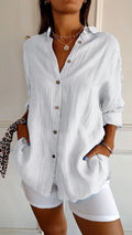 Glanzvolle Eleganz Bluse