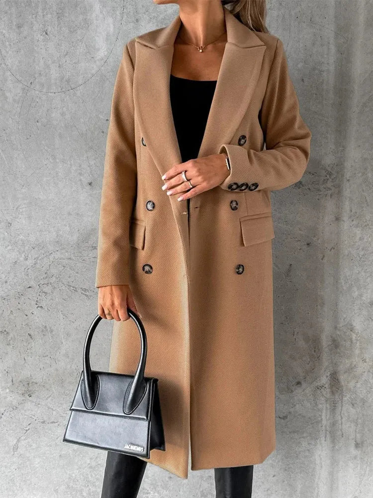 R&B | Damen Winterjacke mit Revers