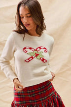 R&B | Weihnachten Candy Cone Kurzpullover