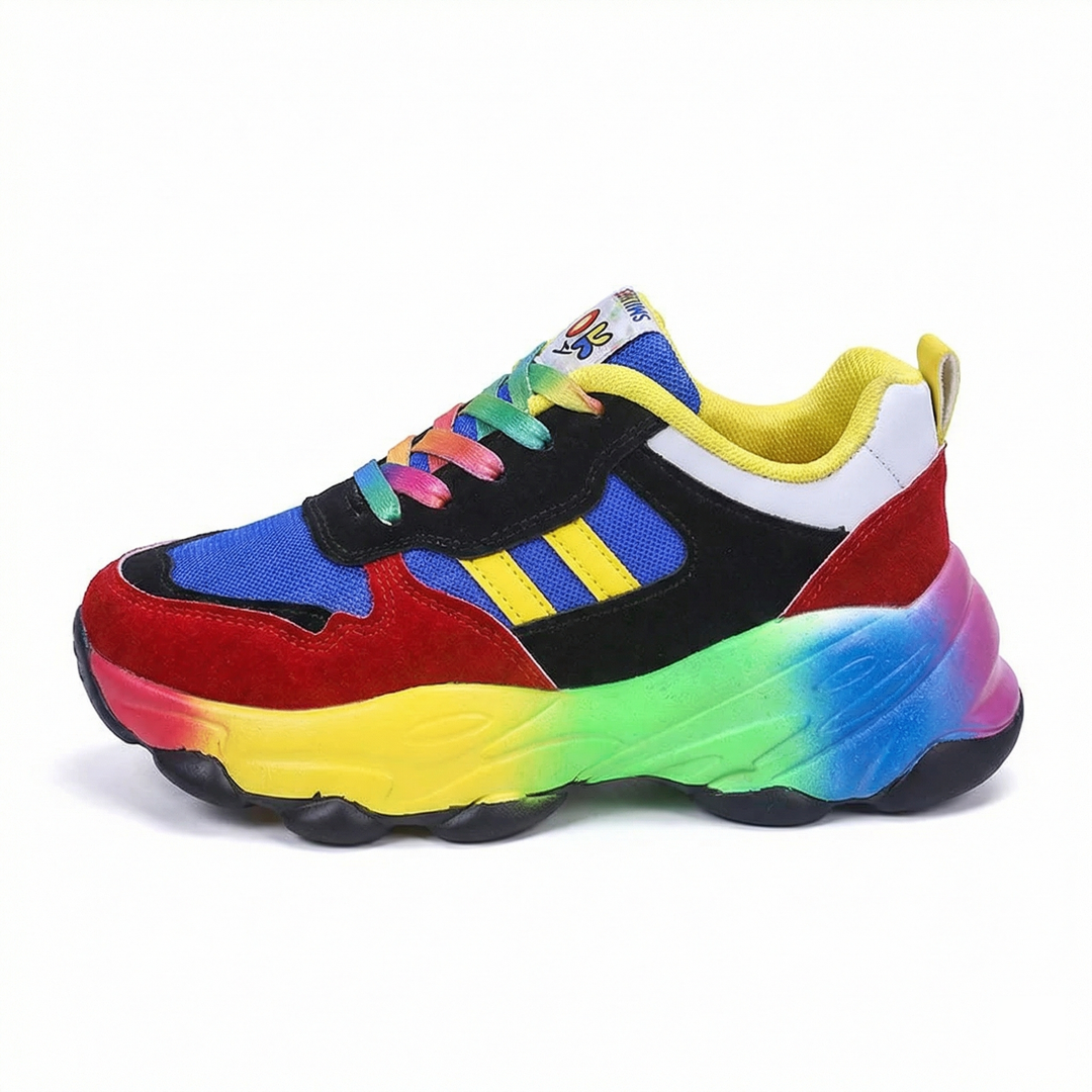 R&B - Bunte orthopädische Turnschuhe mit Stil