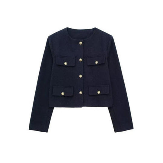 R&B | Vintage Blazer mit Langen Ärmeln für Frauen