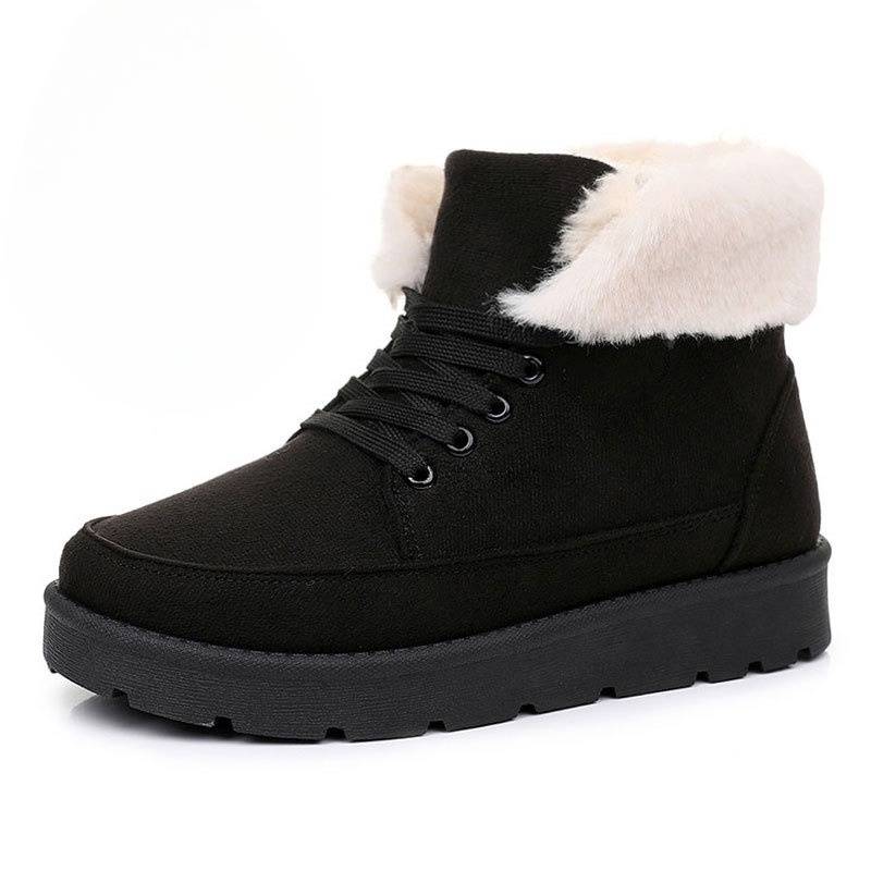 Kuschelige Damen-Winterstiefel mit Fellfutter R&B R&B