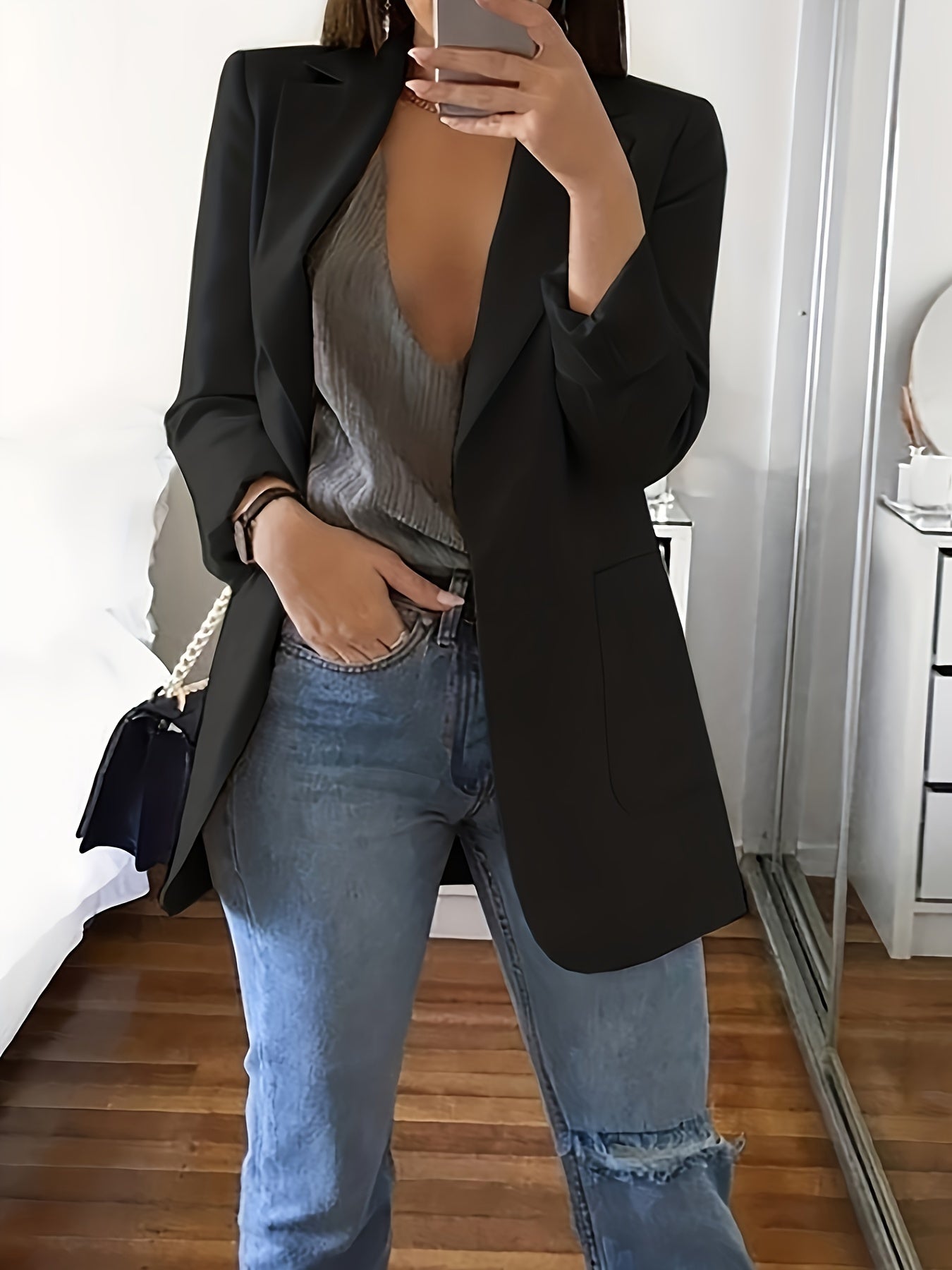 R&B | Lässiger Blazer In Übergröße