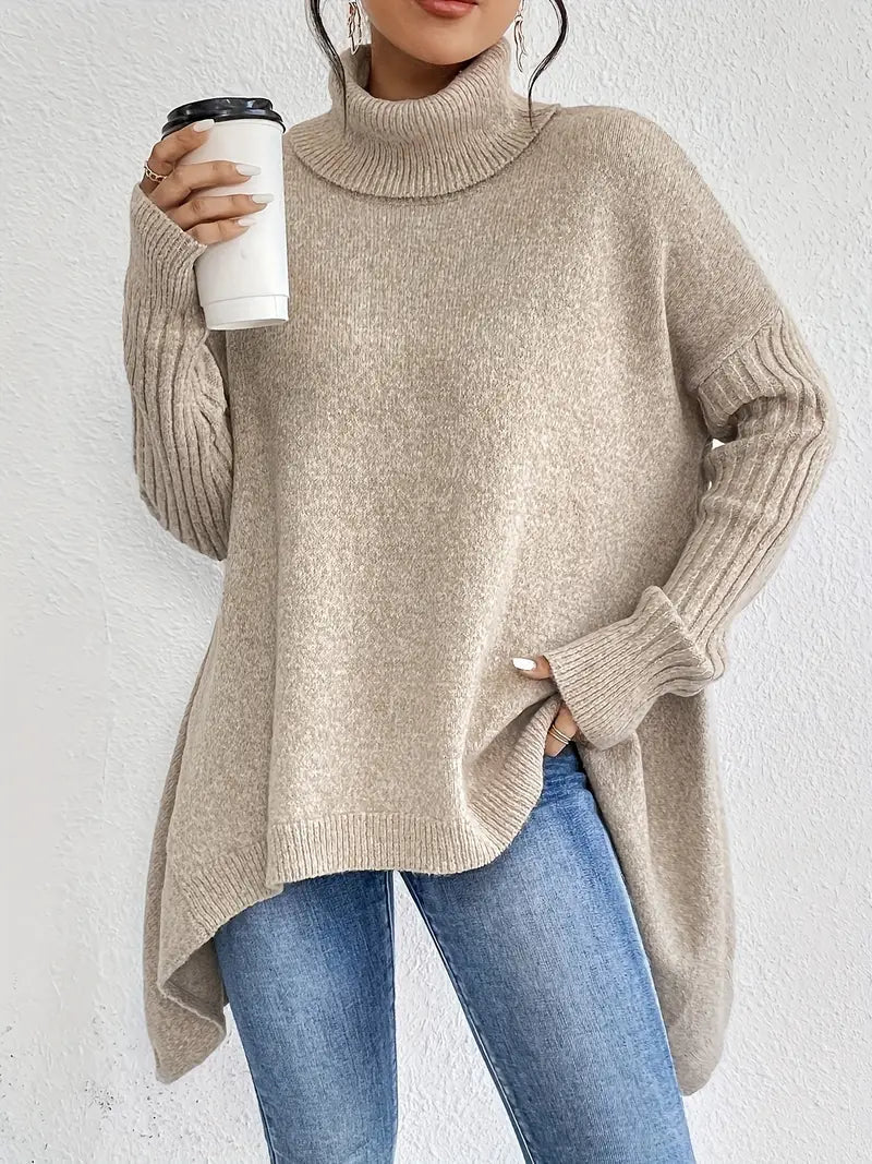 R&B | langer Rollkragenpullover für den täglichen Komfort