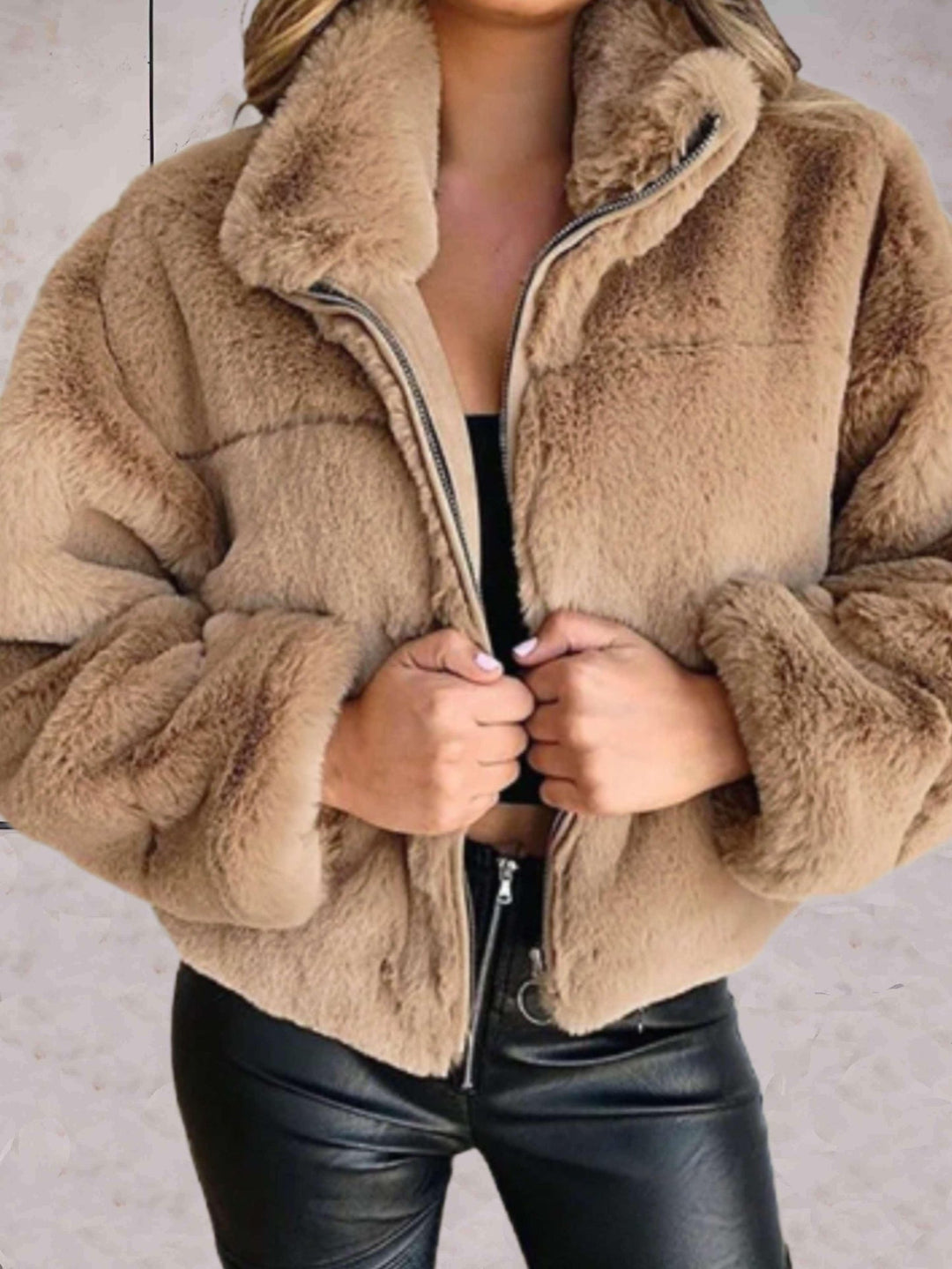 R&B | Bequeme Teddyjacke Mit Reißverschluss Für Damen